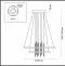 Подвесной светодиодный светильник Odeon Light L-vision Monica 3901/63L - 4