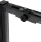 Душевая дверь Vincea Slim Soft 150х200 профиль черный стекло прозрачное VDS-1SS150CLB - 7