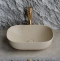 Раковина накладная Ceramica Nova Element 45.5х32.5 бежевая матовая CN6009MC - 2