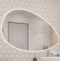 Зеркало STWORKI Скаген 120 с подсветкой, белое, инфракрасное управление,овальное, большое LED-00002578 - 0