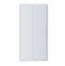 AQ ARI RA 12020CH Душевая дверь двухэлементная, раздвижная1200x2000 профиль хром, стекло прозрачное - 0