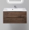 Тумба под раковину BelBagno Marino 90 темное дерево MARINO-900-2C-SO-RW-P - 0