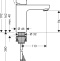 Смеситель Hansgrohe Metris S 31068000 для раковины - 2