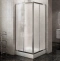 Душевой уголок BelBagno Due 90х90 профиль хром стекло рифленое DUE-A-2-90-P-Cr - 0