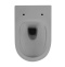 Унитаз подвесной Abber Bequem безободковый с сиденьем микролифт серый матовый AC1103MG - 2