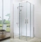 Душевой уголок Berges Solo 80х80 хром стекло прозрачное 061103 - 0