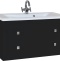 Тумба с раковиной Bellezza Милан 90 черная - 1