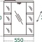 Зеркало-шкаф СанТа Герда 55 свет фацет 101021 - 6