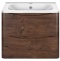 Тумба под раковину Vincea Paola 60 темное дерево VMC-2P600RW - 0