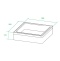 Поддон IDDIS квадратный 90х90х17 см  P19W - 1