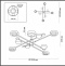 Потолочная светодиодная люстра Odeon Light Midcent Denzel 4321/63CL - 2