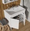 Тумба с раковиной Aquaton Сканди Doors 70 белый 1A2789K0SD010 - 9