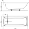 Акриловая ванна Ravak Classic 120x70 см  C861000000 - 1