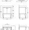 Тумба под раковину Simas Lante 70 см  LAM70 - 3