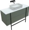 Тумба под раковину Allen Brau Reality 120 серо - зеленый матовый 1.32008.CGM - 3