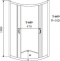 Душевой уголок Timo Altti ALTTI-609 Clean Glass 90х90 см - 9