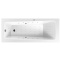 Ванна акриловая Excellent Ava Nano 160х70 с гидромассажем белый - хром WAEX.AVA16.NANO.CR - 0
