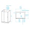 Душевая кабина  90*120*200 RGW AN-207 Прямоуг./Белый/Frost Line/5 мм (3 уп.) 411320792-95 - 1