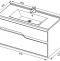 Тумба с раковиной Aquanet Модена 100 198489 - 5