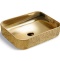 Накладная раковина Vincea 50х41 золотая VBS-105G1 - 0