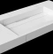 Раковина - столешница Art Flat 100 белый 859-100-CLCT - 0
