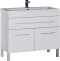 Тумба с раковиной Aquanet Верона 100 белая, 1 ящик, 2 двери 182710 - 0
