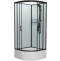 Душевая кабина Frank 100х100 черная стекло матовое 20073 - 0