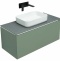 Тумба под раковину Allen Brau Infinity 100 серо - зеленый матовый 1.21004.CGM - 3