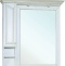 Зеркало-шкаф Bellezza Рим 110 L белое патина золото 4638138612022 - 0