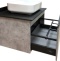 Тумба с раковиной Comforty Эдинбург 75 бетон светлый 00004149066 - 2