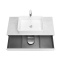 Тумба под раковину Aquaton Марбл 100 белый-серый 1A276301MH4C0 - 14