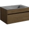 Тумба под раковину Vincea Chiara 80 темное дерево VMC-2C800TO - 0