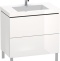 Тумба под раковину Duravit L-Cube 80, напольная, глянцевая белая LC6937O2222 - 0