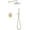 Душевая система Abber Emotion золото, матовый  AF8818G - 0