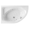 Ванна акриловая Excellent Aquaria Nano 170x110 L с гидромассажем белый - хром WAEX.ARL17.NANO.CR - 0