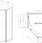Душевой уголок Vincea Show 100x100 профиль черный стекло прозрачное VSP1-4SH100CLB - 4