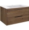 Тумба под раковину Vincea Chiara 80 темное дерево VMC-2C2800TO - 1