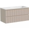 Тумба под раковину Sancos Snob R правая 99х44 бежевая SNR100RCE - 0