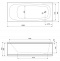 Акриловая ванна Cezares Eco 180x80  ECO-180-80-41-W37 - 2