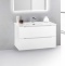 Тумба с раковиной BelBagno Etna 39 80 bianco lucido - 0