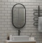 Зеркало DIWO Казань 45 черное, с подсветкой, овальное, в стиле лофт, сенсорное управление ЗЛП1723 - 6