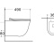 AQ1112-00 КЛАССИК Унитаз подвесной компакт безободковый 490*365*340 - 1