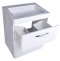 Тумба напольная Каре 60 (2 ящ.) Люкс белая, PLUS СС-00002265 - 4