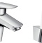 Смеситель Hansgrohe Logis 71290000 для раковины с гигиеническим душем - 0