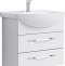 Тумба с раковиной Aqwella Allegro 65 с 2 ящиками - 0