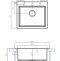 Мойка кухонная Линеа 58 графит 1A733032LW210 - 3