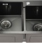 Мойка кухонная Melana S7240HB графит - 0