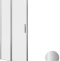 3.31029.BA PRIORITY, Дверь 8мм, 1000мм стекло Optiwhite, Easyclean, браш алюминий (294058) - 0