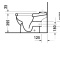 Чаша для напольного унитаза Duravit Starck 3 белый, без сиденья  0126090000 - 2