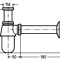 Сифон для раковины Viega 102845 с пробкой - 4